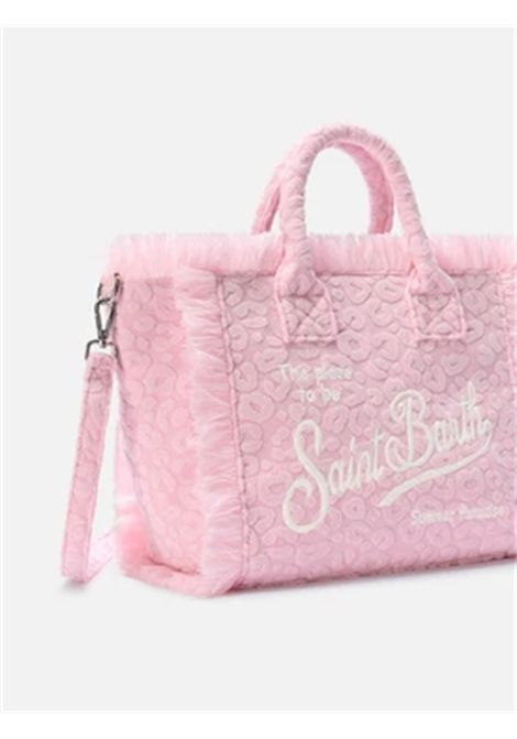 Borsa Media in spugna SAINT BARTH | COL0005 COLETTE SPONGE00527L TERRY EMBOSSED LEOPARD